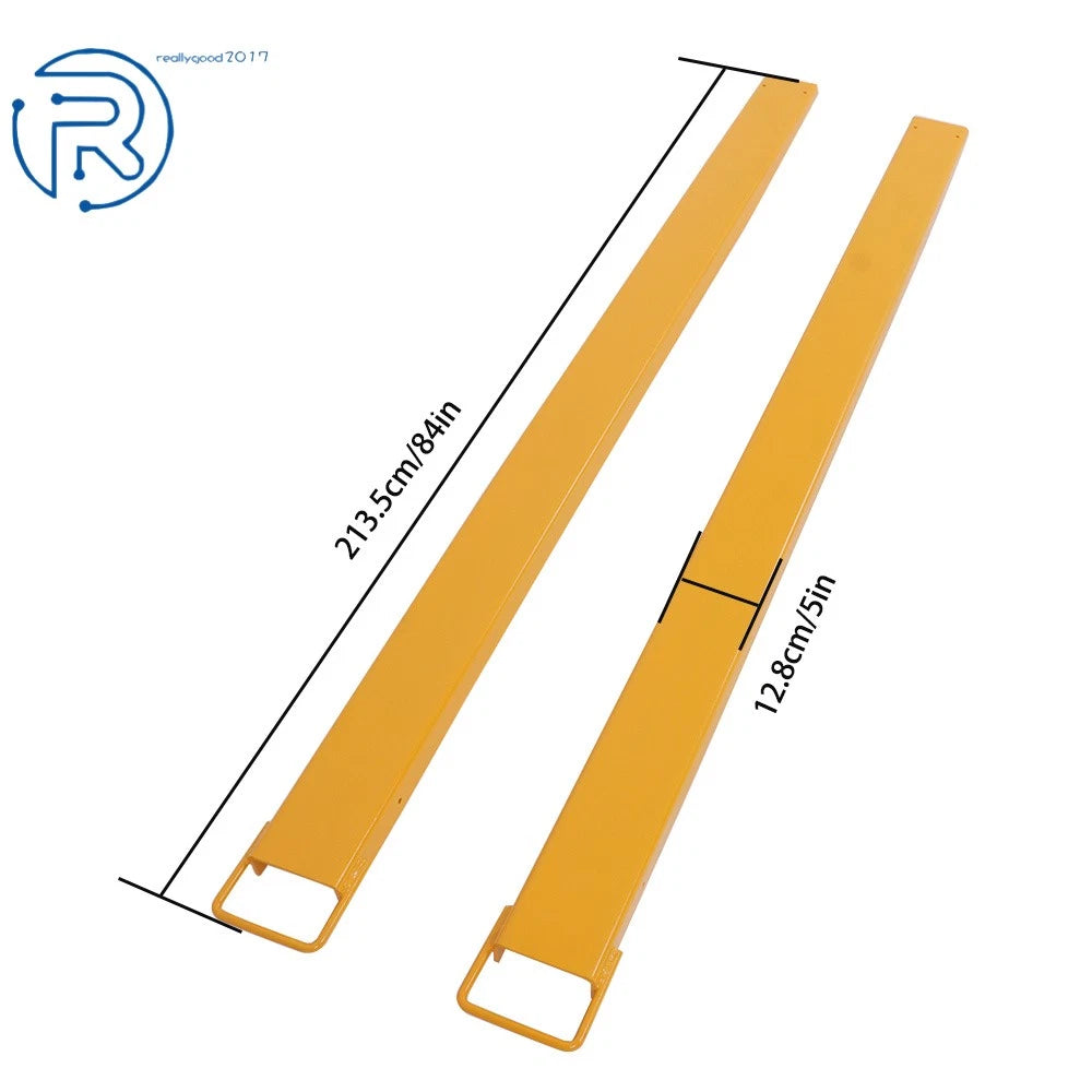 Pallet Fork Extensions for Heavy-Duty Forklifts (4600 lbs Capacity)