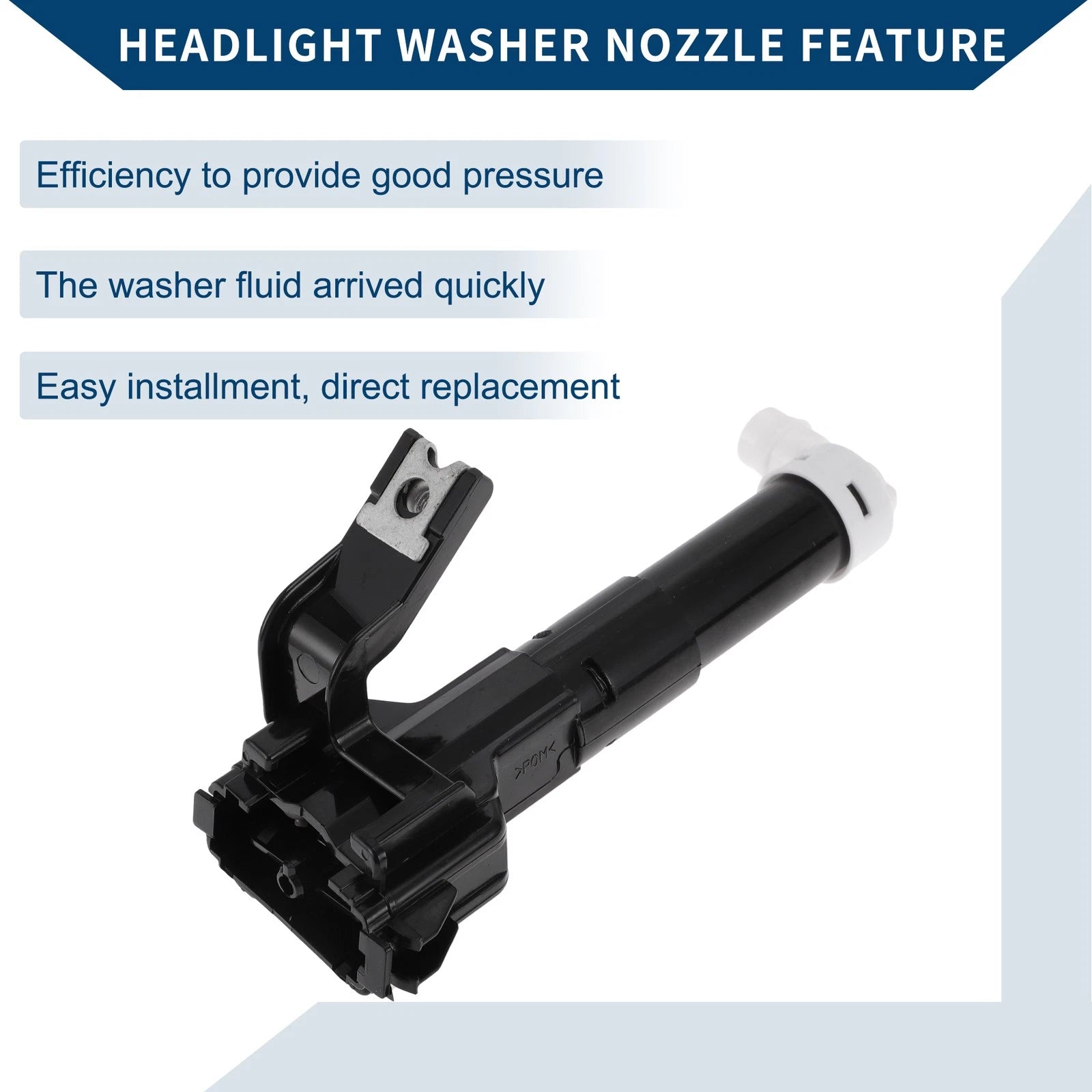 Front Driver Side Headlight Washer Nozzle for Toyota Land Cruiser (2008–2021) No.8520860060