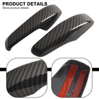 2X Carbon Fiber Black Decorative Frame for Smart (2010–2014)