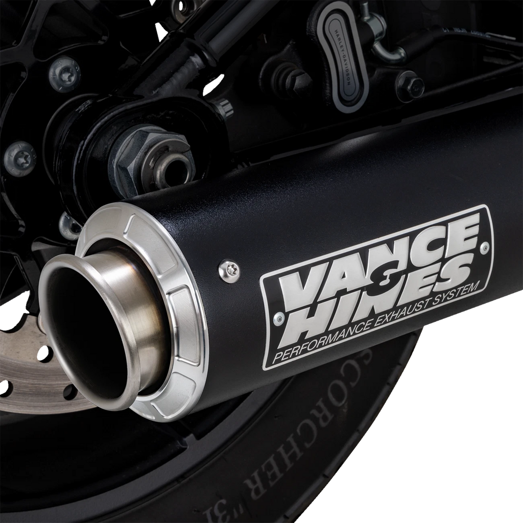 Vance & Hines Supersport Slip-On Muffler for Motorcycle (Black) (46746)