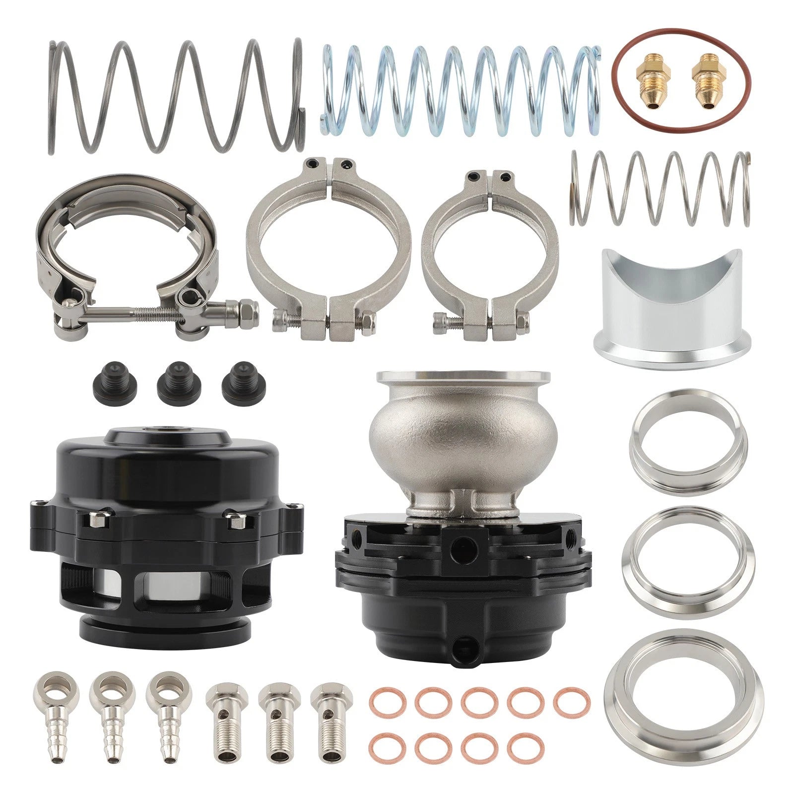 50mm BOV & 44mm Wastegate Combo for Turbo (BOV50, 14PSI)