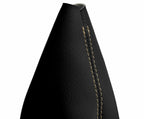 Leather Manual Shift Boot Cover for Volkswagen Cabrio (1996–2002) Beige Stitch