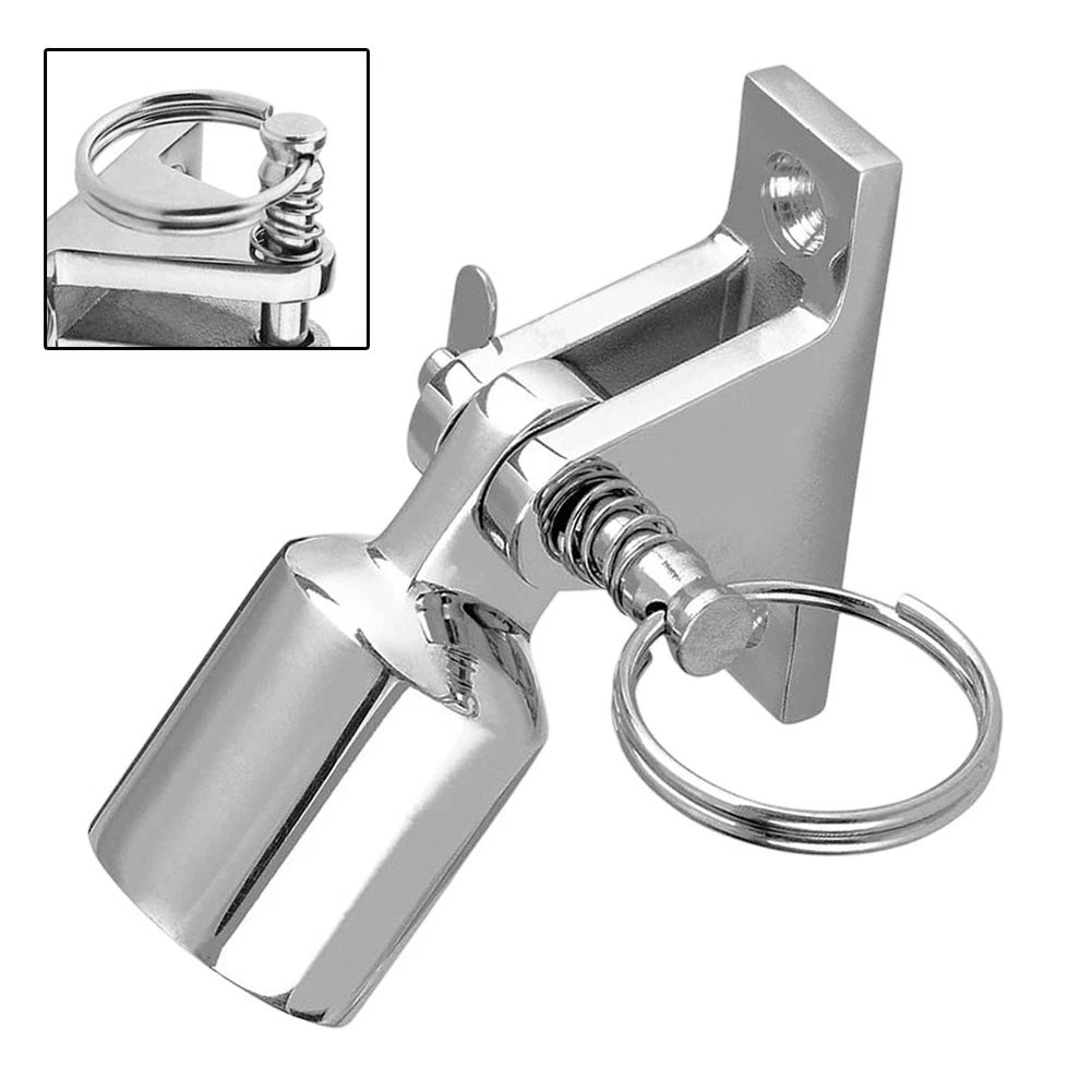 Bimini Top Deck Hinge Set for Quick Release (316 Stainless Steel, 25.4mm)