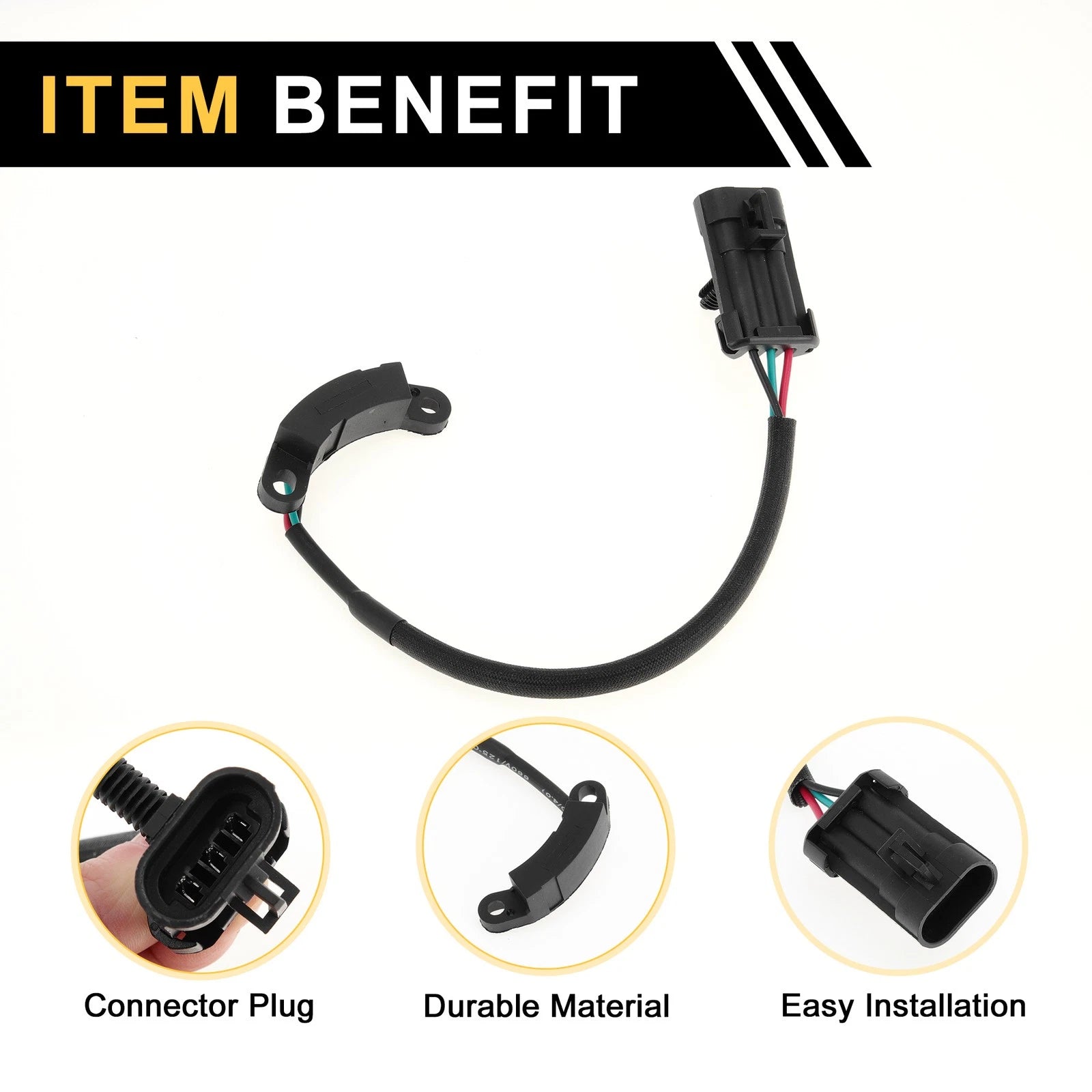 1 Pc Crankshaft Position Sensor No.24506902 for Chevrolet Malibu (1997–2003)