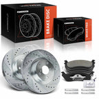 Front Drilled Brake Rotors & Ceramic Pads for Subaru Outback (2002–2005)