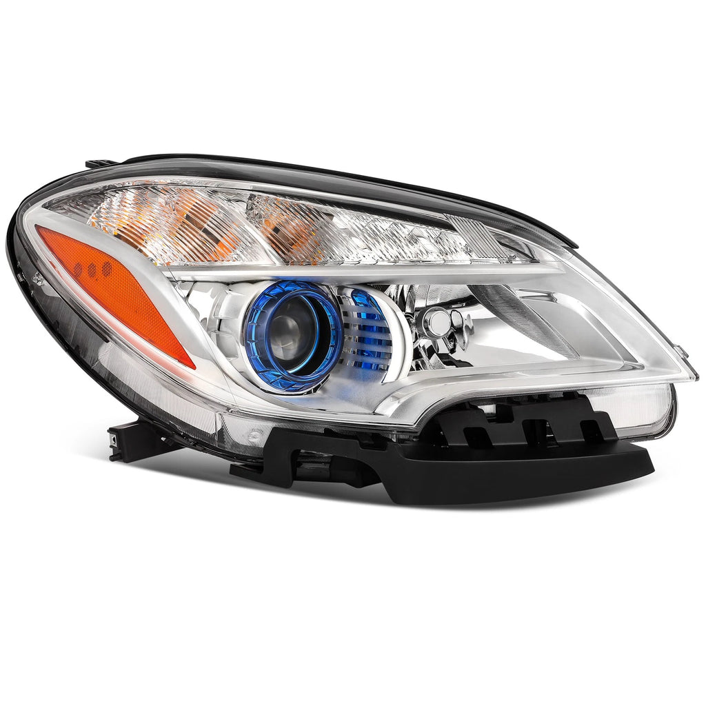 Pair Headlight Assemblies for Buick Encore (2013-2016) Chrome Projector