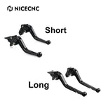 Black Aluminum Brake Clutch Levers for Suzuki GSF250 Bandit (All Years)