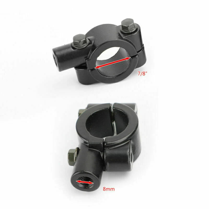 8mm M8 Handlebar Mirror Mount Clamp for Motorbike (GB T9)