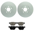 Set of 2 Bosch QuietCast Front Rotors & Akebono EURO Ceramic Pads for E70 X5 E71 X6