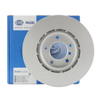 Hella 315mm Front Right Coated Vented Disc Brake Rotor for BMW E36 M3 Z3 (1992–1999)