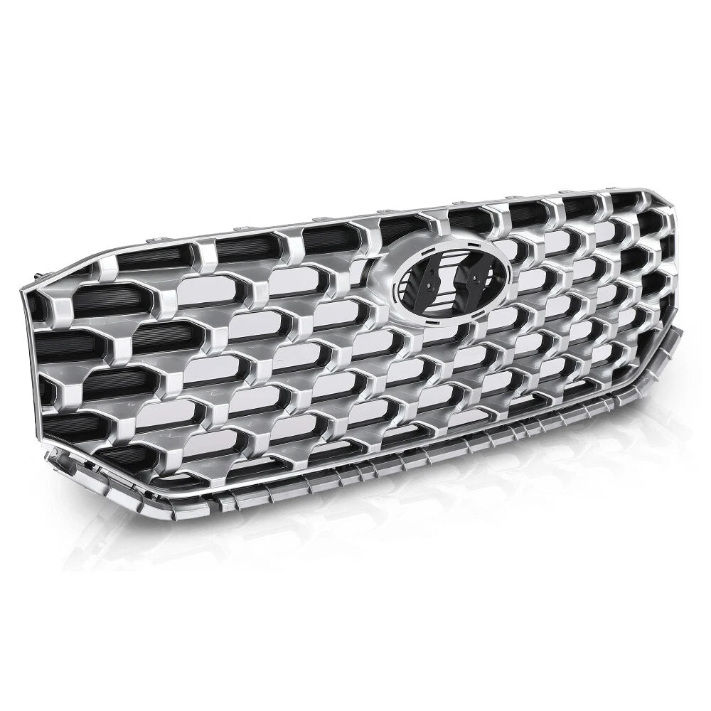Front Upper Grille Assembly for Hyundai Santa Fe (2021–2022) Chrome