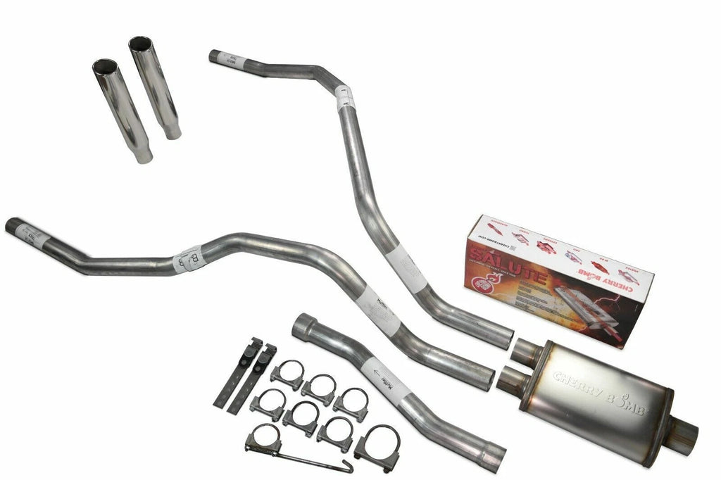 Dual Exhaust 2.5 Inch Cherry Bomb Salute Tip for Nissan Titan (2004–2006)