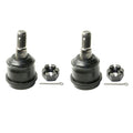 Set of 2 Front Upper Suspension Ball Joints for Dodge Ram 2500 3500 (1994–2010)
