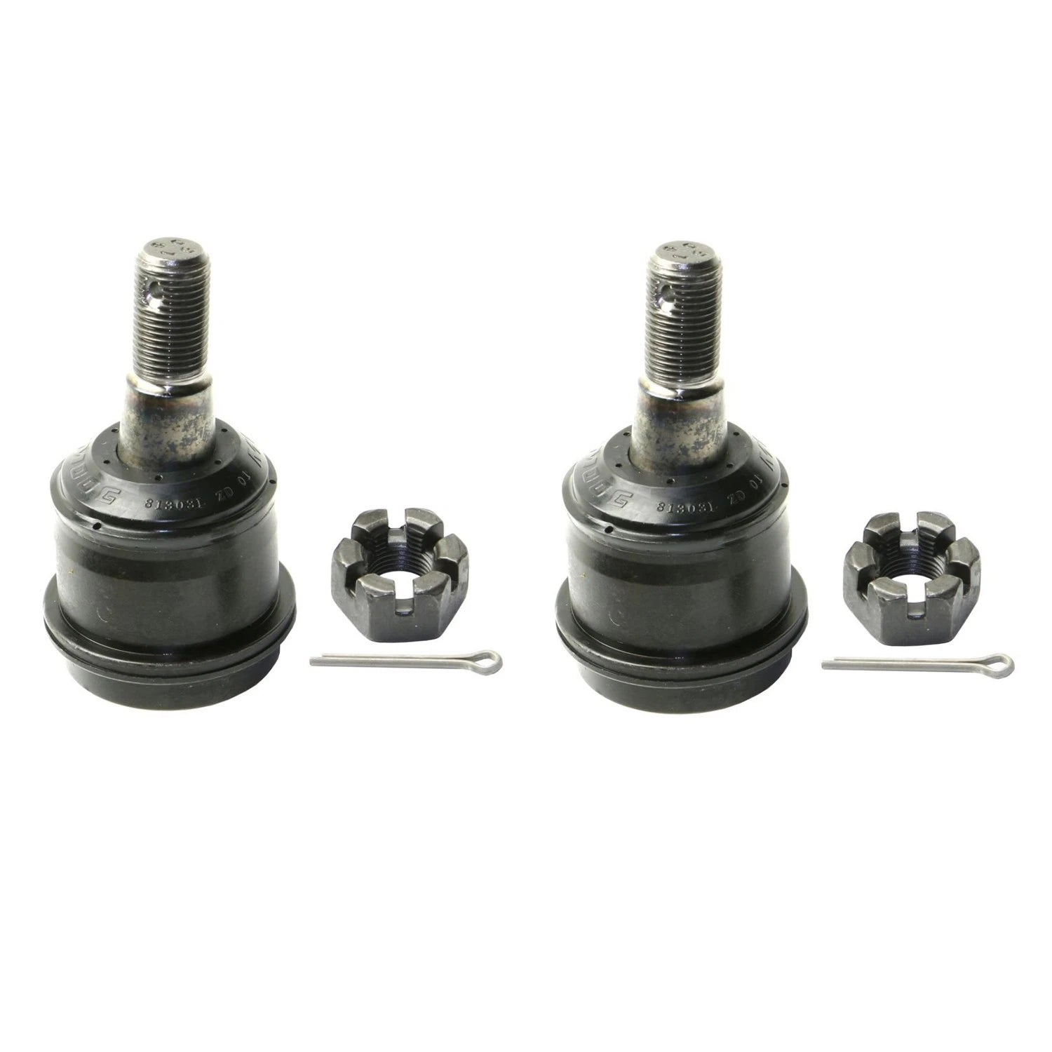 Set of 2 Front Upper Suspension Ball Joints for Dodge Ram 2500 3500 (1994–2010)
