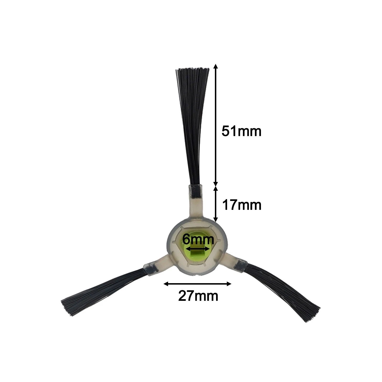 Replacement Side Brushes for OKP Life Robot Vacuums (2018–2023)