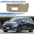 Left Side Sun Visor for Honda CR-V (2017-2019) Beige 1 x Piece