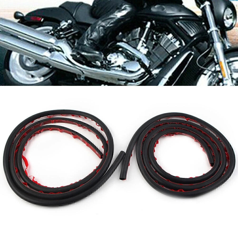 Rubber Seal Gaskets for Harley Touring Saddlebag Lids (Fits 2009–2023)