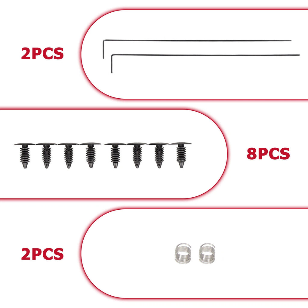 Set of 3 Flex Step Tailgate Trim Cap Molding for Ford Super Duty F250 F350 (2008–2016)