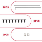 Set of 3 Flex Step Tailgate Trim Cap Molding for Ford Super Duty F250 F350 (2008–2016)