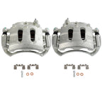 Front Pair Brake Calipers for Nissan Frontier I4 2.4L (1998–2004) w/ Bracket