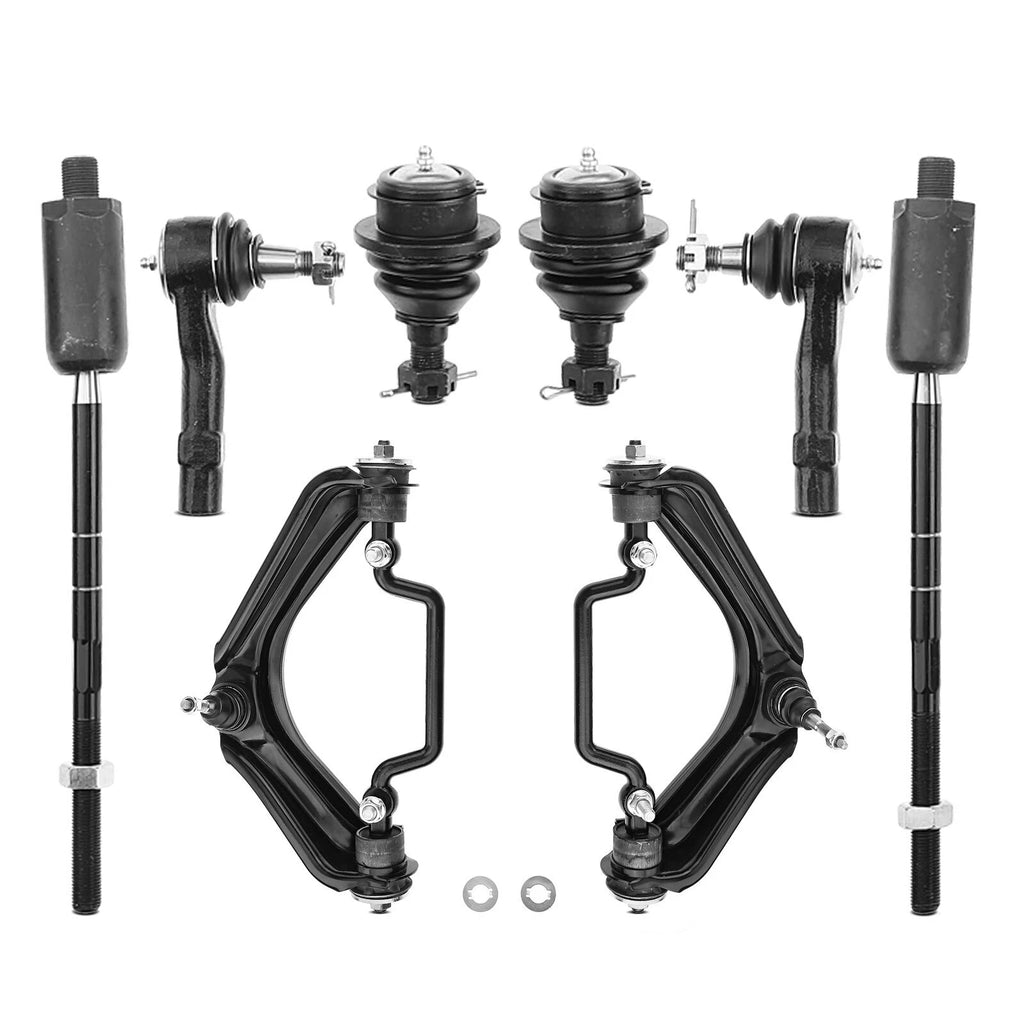 Set of 8 Front Control Arm Ball Joints Tie Rod Ends for Ford Explorer (2002–2003)