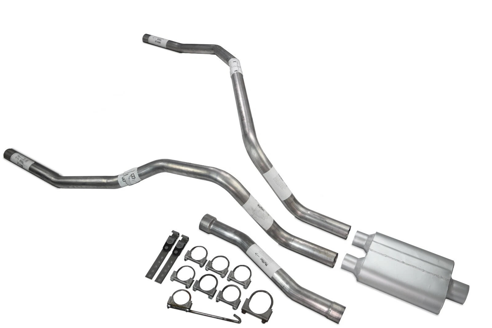 Dual Exhaust Muffler for Nissan Titan (2004–2006) 2.5 Inch Rear Exit