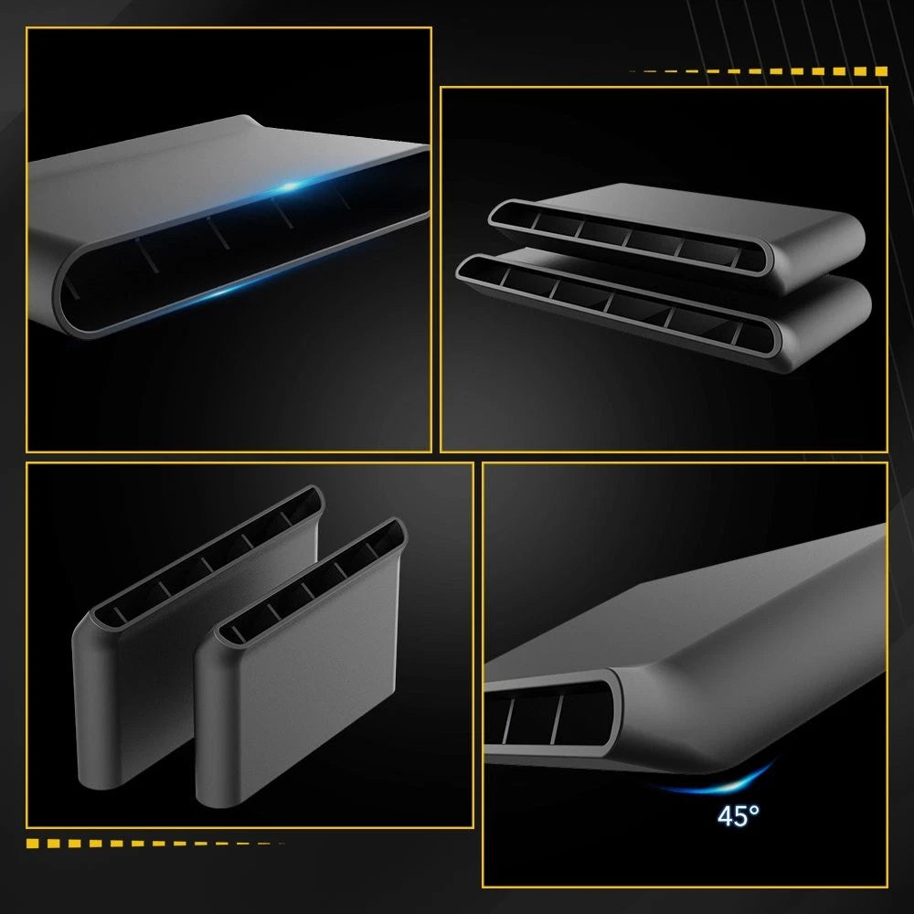 Set of 2 Rear Air Deflectors for Chevy Silverado (2014–2019)