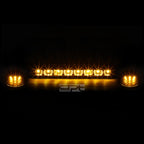 3Pc Yellow LED Cab Roof Running Light Lamp for Silverado Sierra (2002–2007)