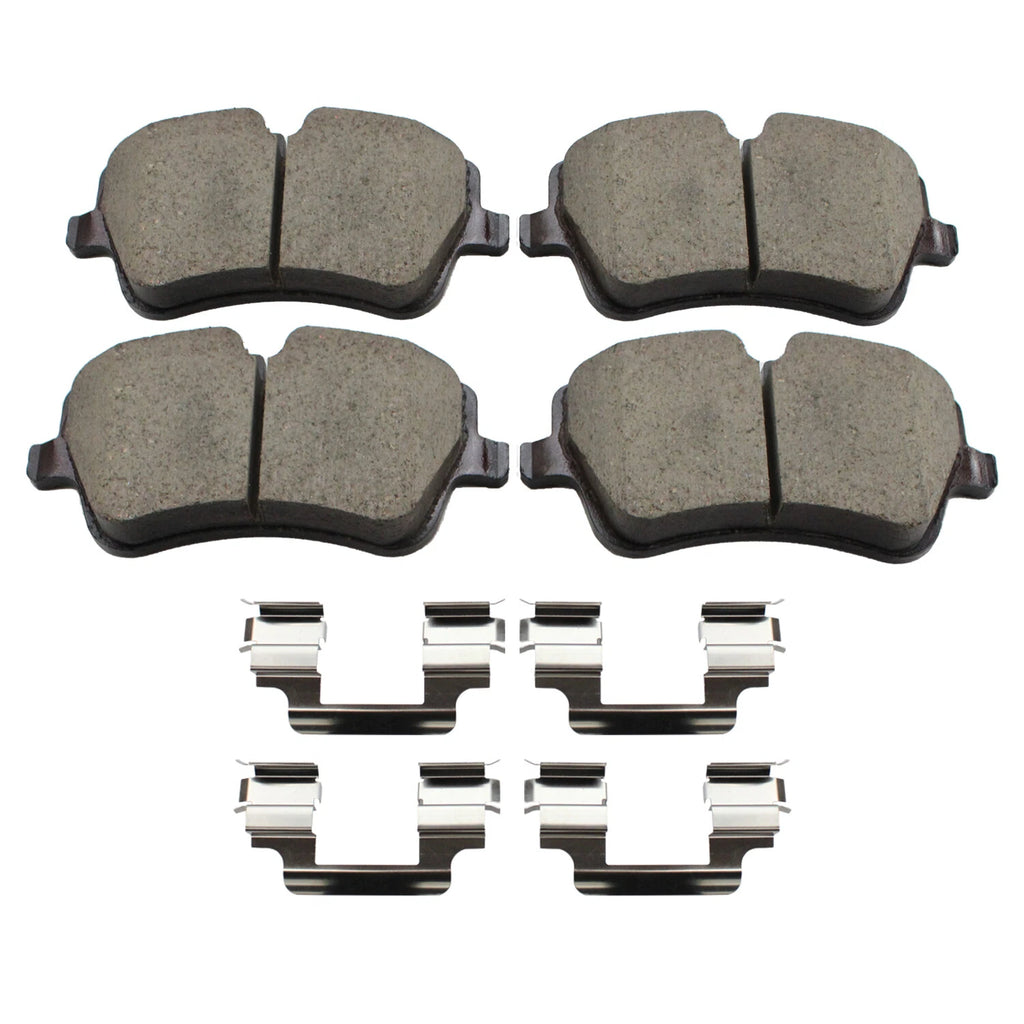 Set of 4 Akebono Euro Front Disc Brake Pads for Mercedes-Benz (EUR872A)