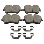 Set of 4 Akebono Euro Front Disc Brake Pads for Mercedes-Benz (EUR872A)