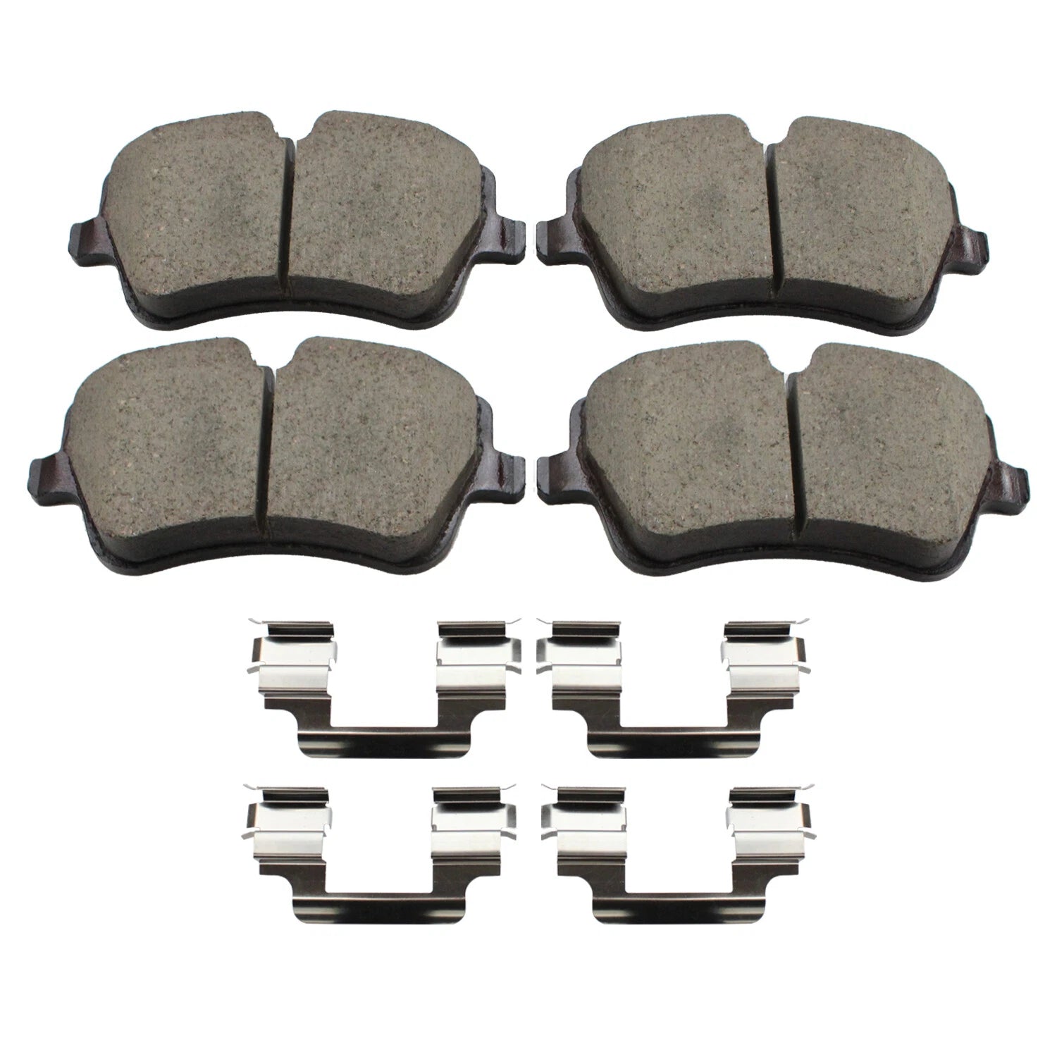 Set of 4 Akebono Euro Front Disc Brake Pads for Mercedes-Benz (EUR872A)
