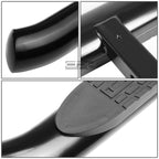 Oval Trailer Towing Step Bar for 2" Receiver (37"x 4")