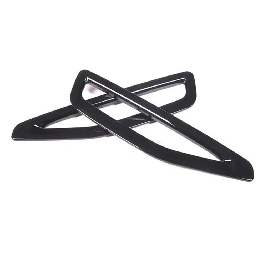 Black Side Fender Air Vent Trim Covers for BMW X5 (2019-2022)