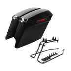 5'' Hard Saddlebags Black Conversion Bracket for Harley Softail (1984–2017)