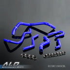 2X Aluminum Radiator and Silicone Hose Kit for Honda Civic (1992–2000)