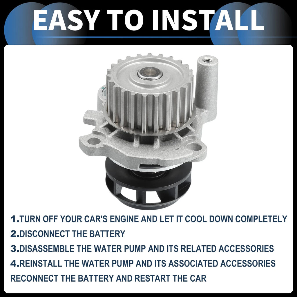 Water Pump for Volkswagen Beetle, Audi A3 (1998–2011) No. 06A121011T