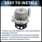 Water Pump for Volkswagen Beetle, Audi A3 (1998–2011) No. 06A121011T