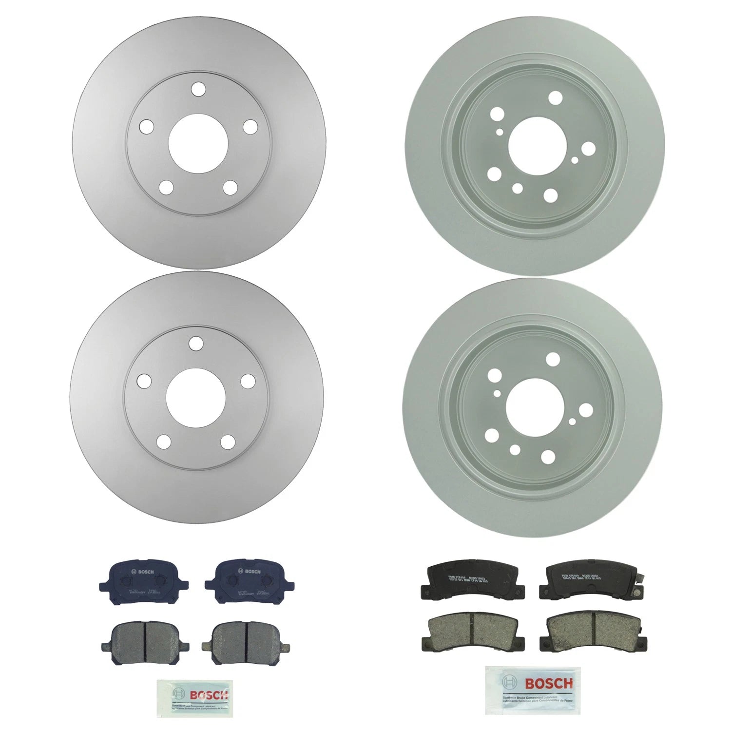 Bosch Quietcast Brake Pad Kit & Rotors for Toyota Camry (2007–2011)