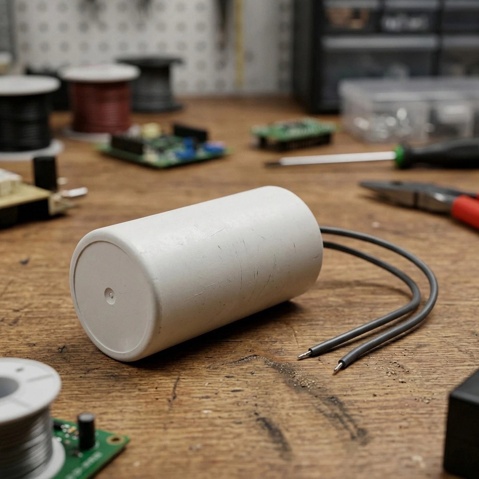 4uF CBB60 Capacitor for Water Pump Motor and Fireplace Fan Assembly