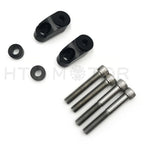 39MM - 49MM Black Front Turn Signal Relocation for Harley Dyna FXR Sportster