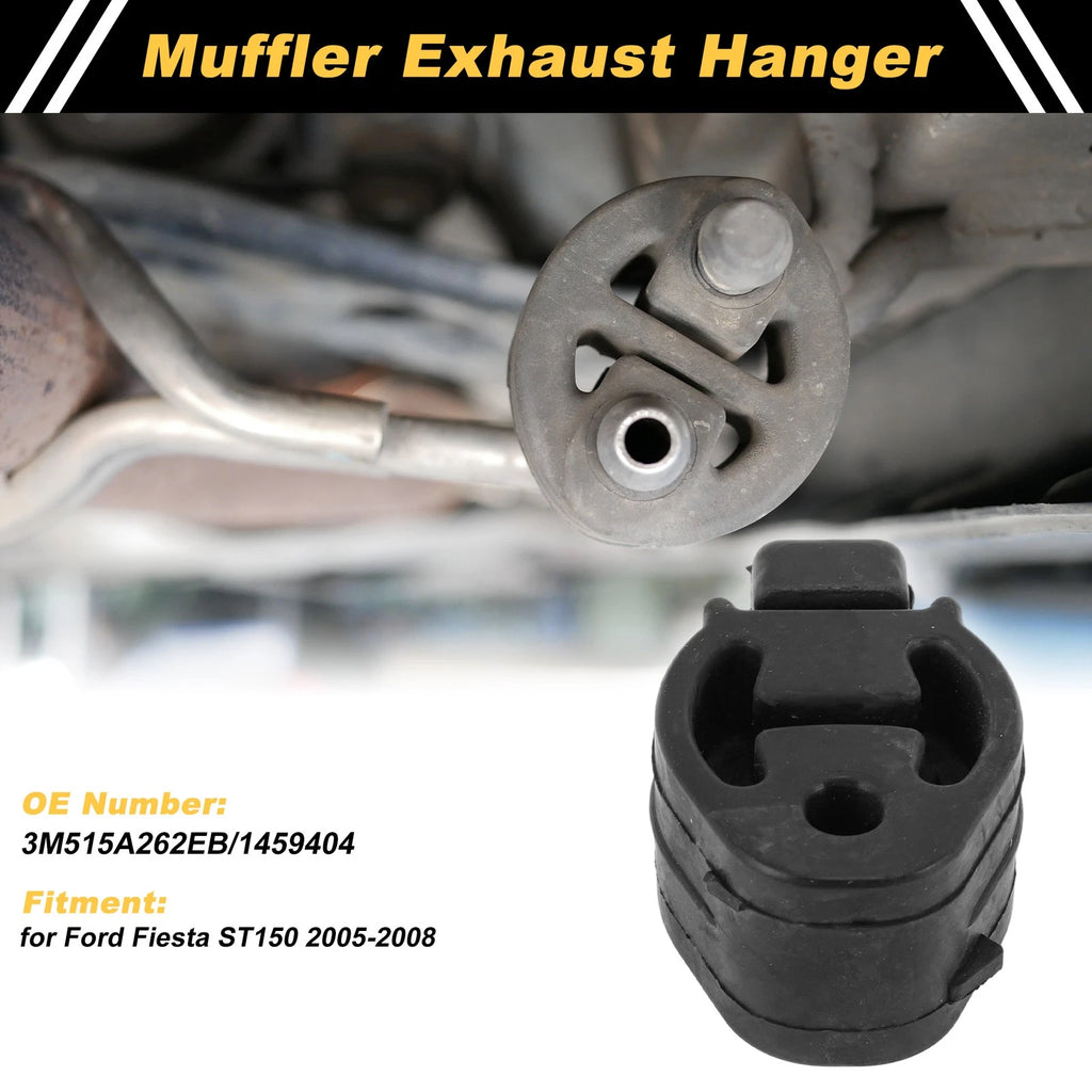 Muffler Exhaust Hanger for Ford Fiesta ST150 (2005–2008) 3M515A262EB Rubber Black