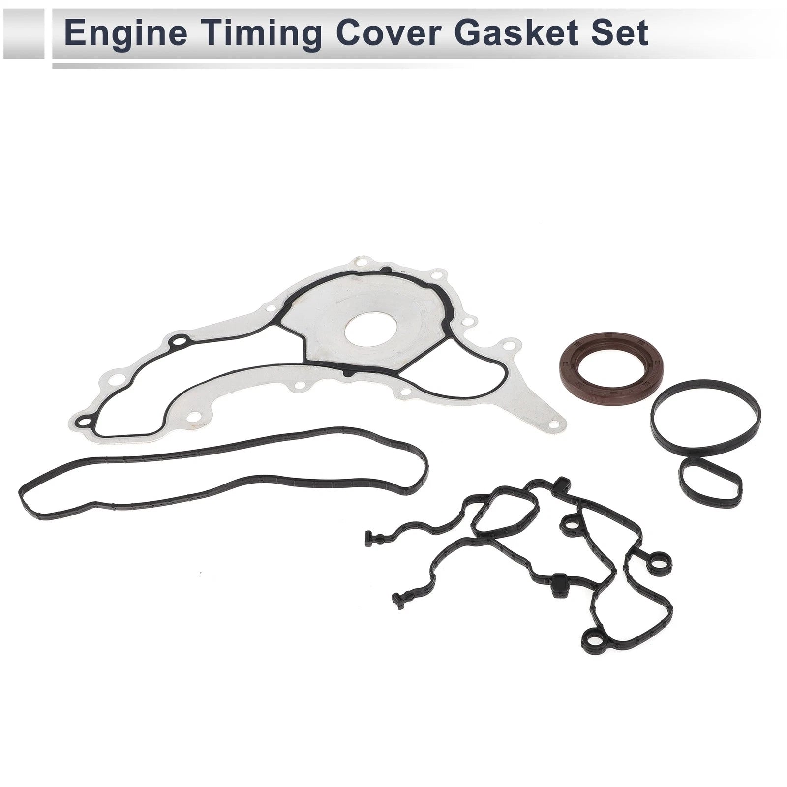 Engine Timing Cover Gasket Set for Dodge Challenger (2011–2016) 3.6L 3.2L