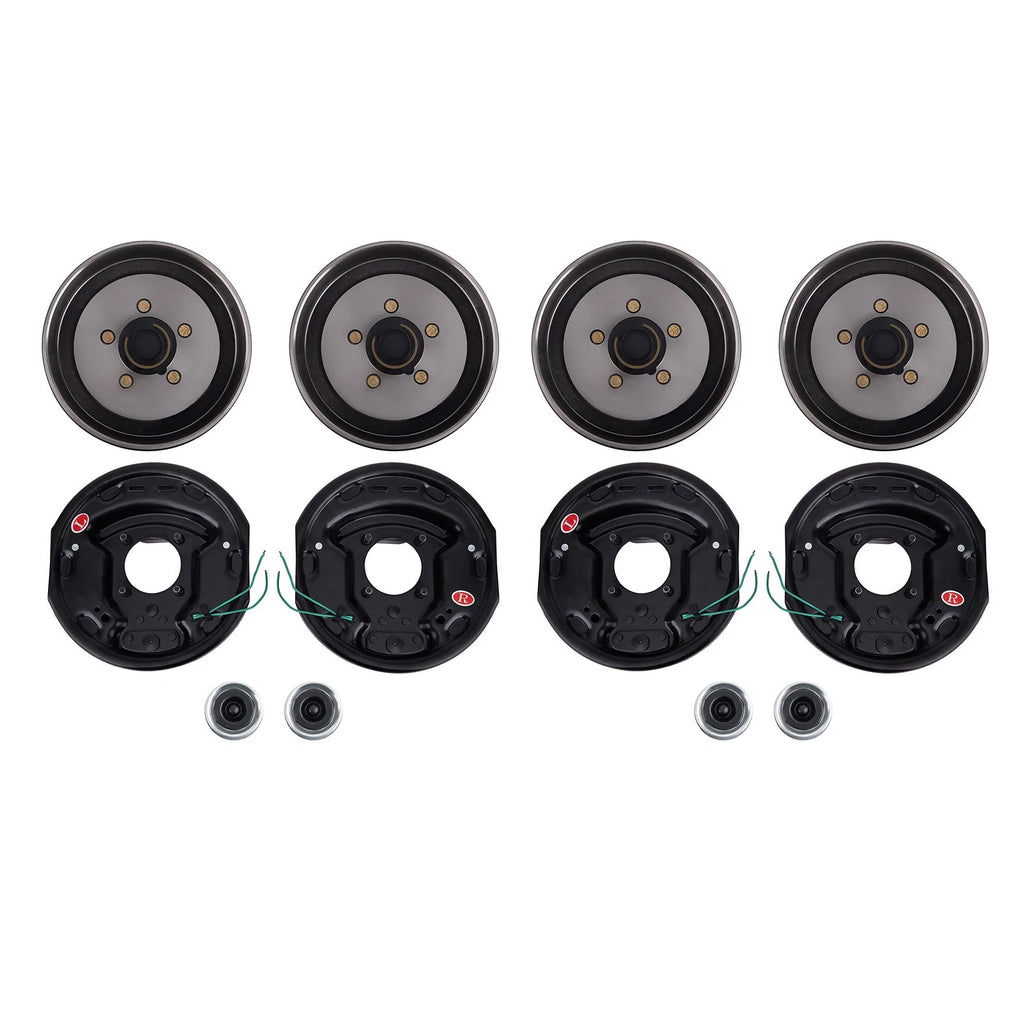 5 x 4.5 Hub Drum Kits with 10"x2-1/4" Electric Brakes for 3500 lbs Axle