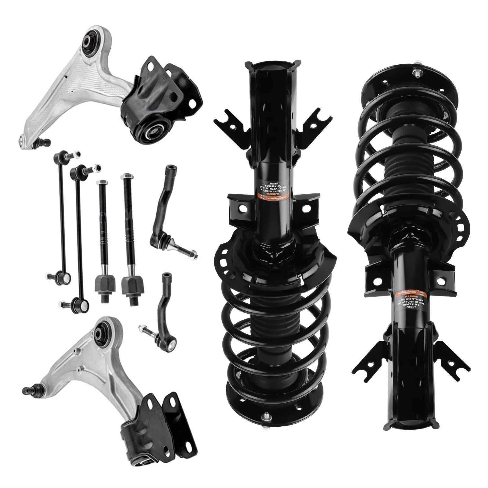 10x Front Complete Struts Control Arms for Ford Fusion (2013–2020) 272638