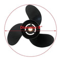 Boat Propeller for OEM 48-828156A12 (Direct Replacement, Right-hand Rotation)