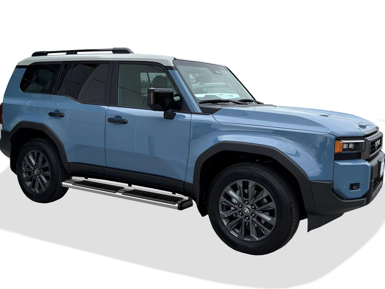 Chrome Board Side Steps for Toyota Land Cruiser (2024-2026)