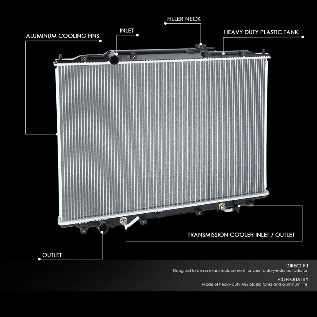 Full Aluminum Core Cooling Radiator for Honda Ridgeline (2006–2008) 2830