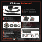 2X Timing Chain Kit for Nissan Altima (1993–1997) 2.4L