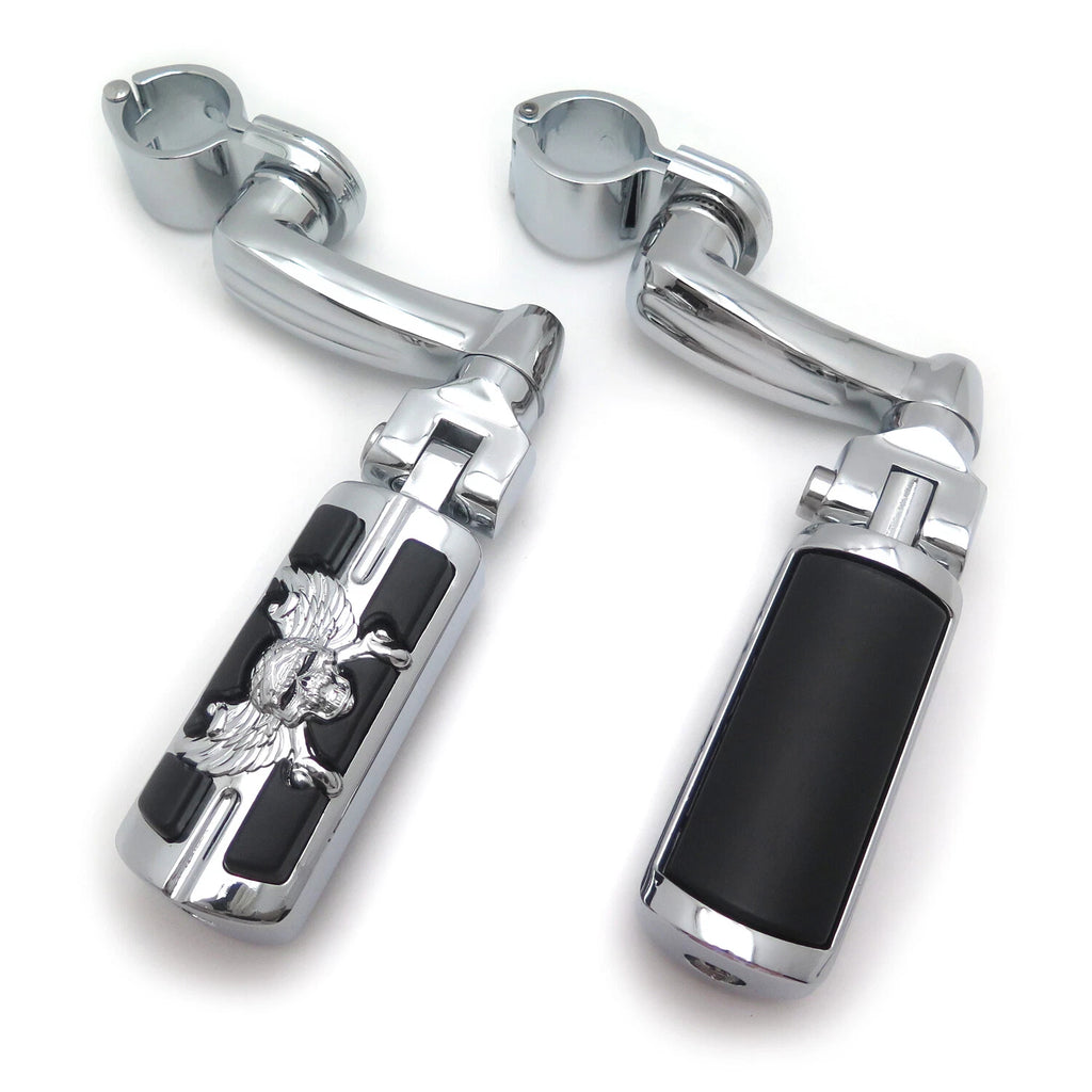 Arched FootPeg Kit for Harley XL & Yamaha Virage (1.25")
