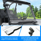 Fold Down Windshield for Polaris RZR 900/XP 1000/S 900 (2014–2018)